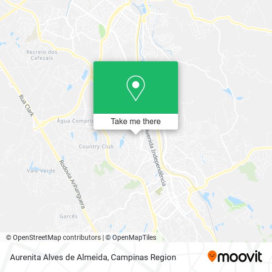 Aurenita Alves de Almeida map