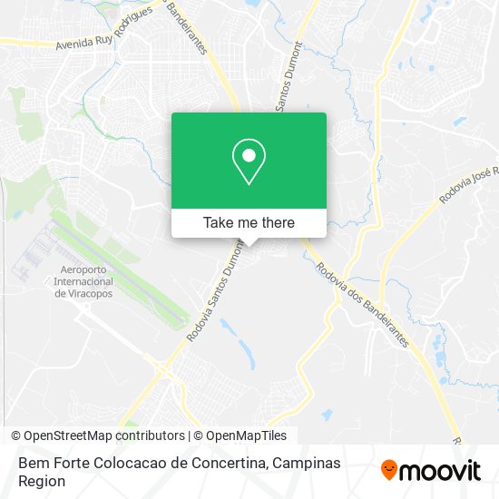 Mapa Bem Forte Colocacao de Concertina