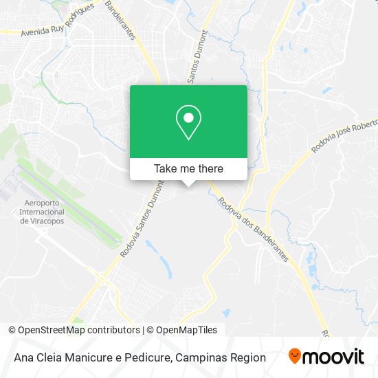 Mapa Ana Cleia Manicure e Pedicure