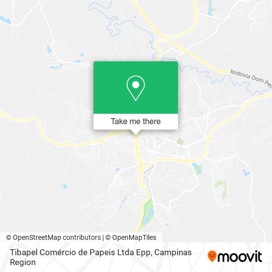 Tibapel Comércio de Papeis Ltda Epp map