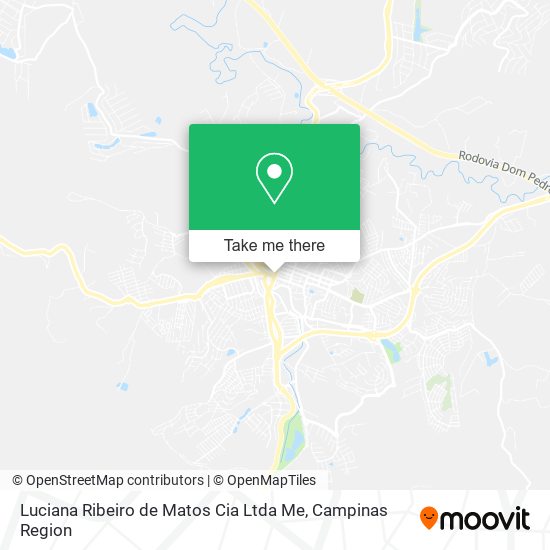 Luciana Ribeiro de Matos Cia Ltda Me map