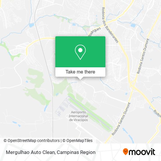 Mapa Mergulhao Auto Clean