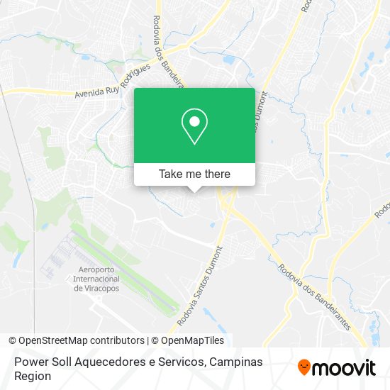 Mapa Power Soll Aquecedores e Servicos