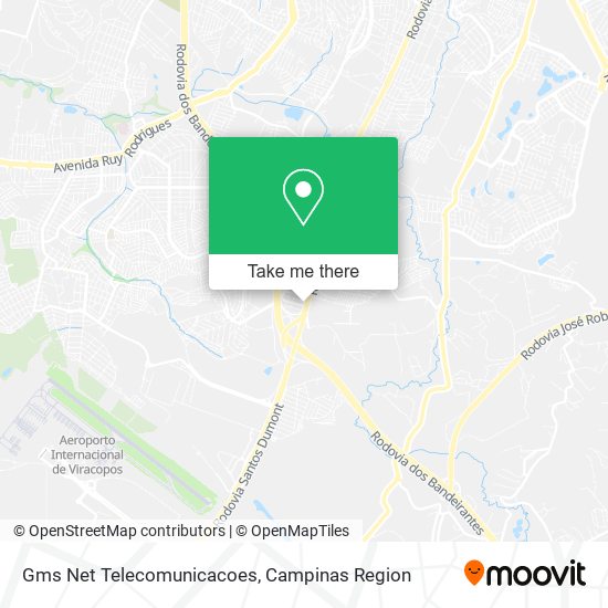 Mapa Gms Net Telecomunicacoes