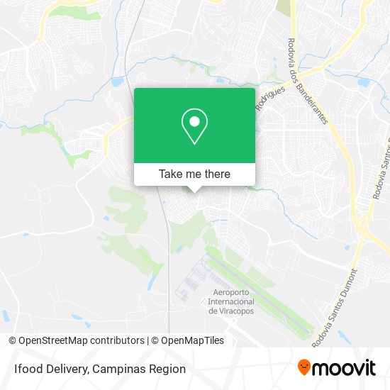 Ifood Delivery map