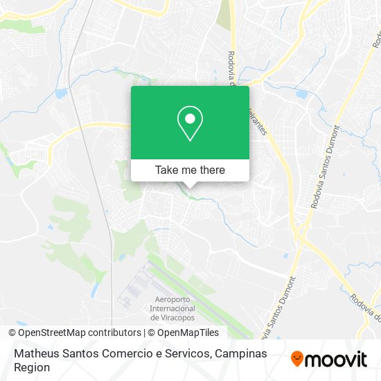 Mapa Matheus Santos Comercio e Servicos