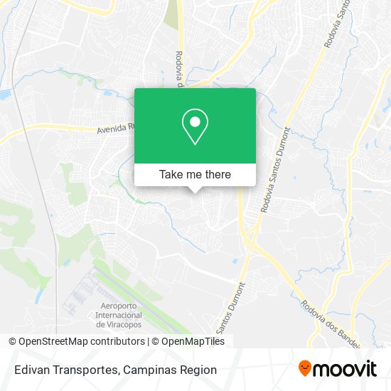 Mapa Edivan Transportes