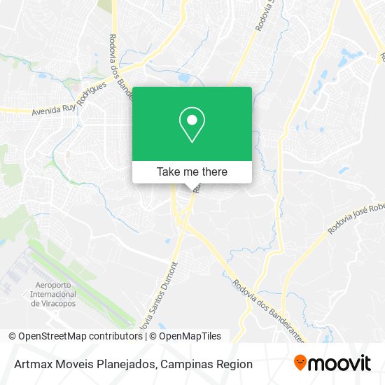 Mapa Artmax Moveis Planejados