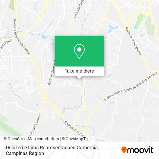 Delazeri e Lima Representacoes Comercia map