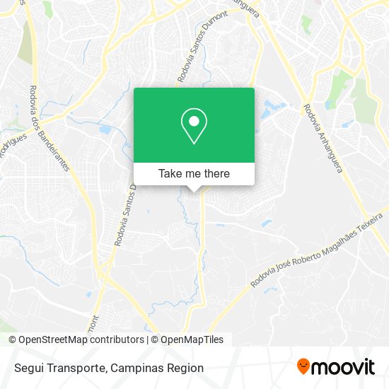 Segui Transporte map