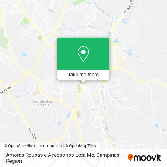 Mapa Amoras Roupas e Acessorios Ltda Me