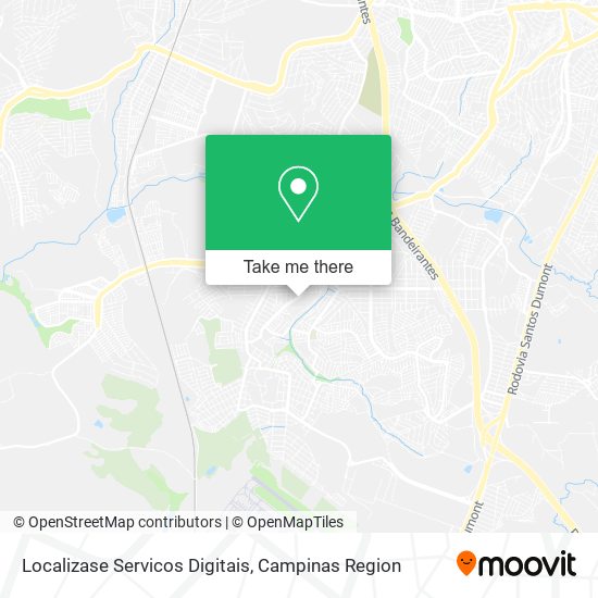 Mapa Localizase Servicos Digitais