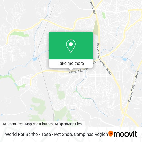 World Pet Banho - Tosa - Pet Shop map