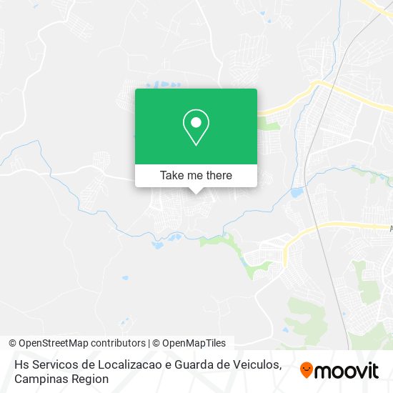 Hs Servicos de Localizacao e Guarda de Veiculos map