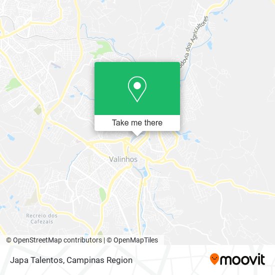 Japa Talentos map