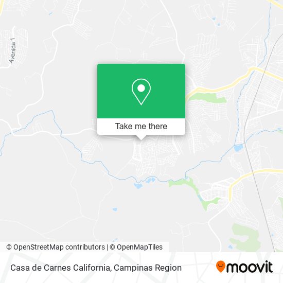 Casa de Carnes California map