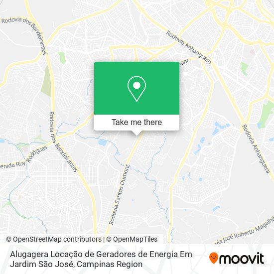 Alugagera Locação de Geradores de Energia Em Jardim São José map