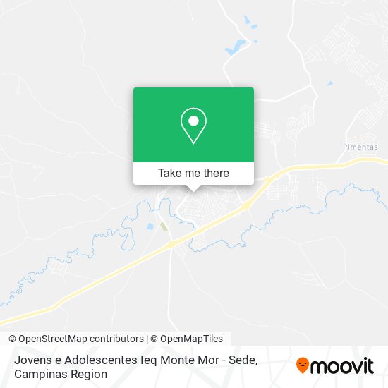 Jovens e Adolescentes Ieq Monte Mor - Sede map