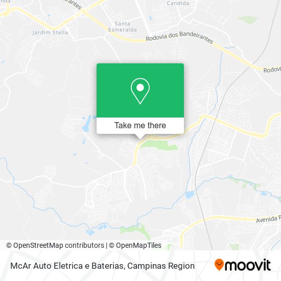 McAr Auto Eletrica e Baterias map