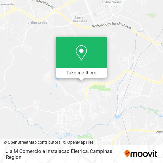 Mapa J a M Comercio e Instalacao Eletrica