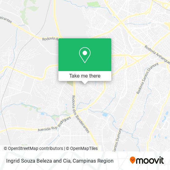 Ingrid Souza Beleza and Cia map