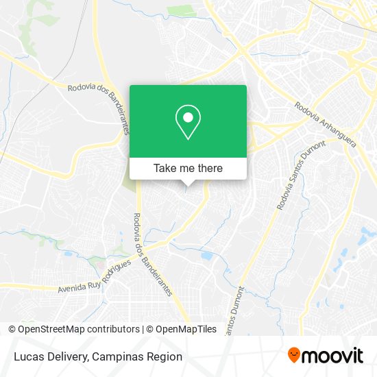 Lucas Delivery map