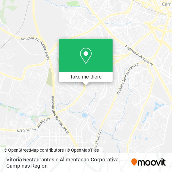 Vitoria Restaurantes e Alimentacao Corporativa map