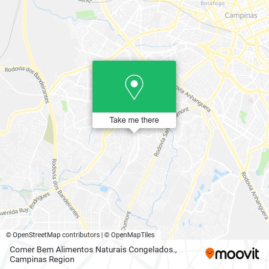 Comer Bem Alimentos Naturais Congelados. map
