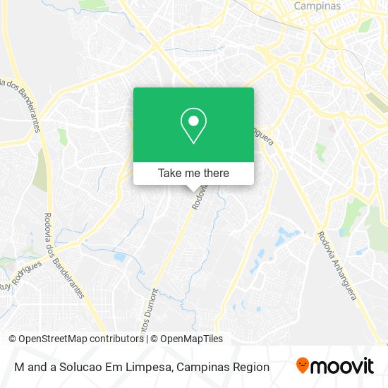 M and a Solucao Em Limpesa map