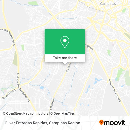 Oliver Entregas Rapidas map