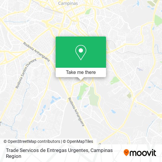 Trade Servicos de Entregas Urgentes map