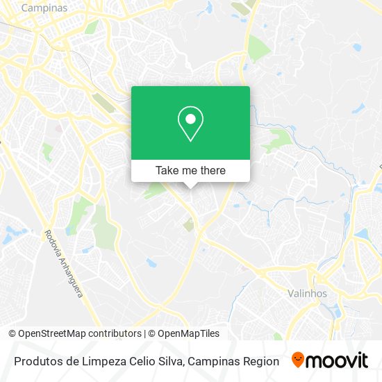 Mapa Produtos de Limpeza Celio Silva