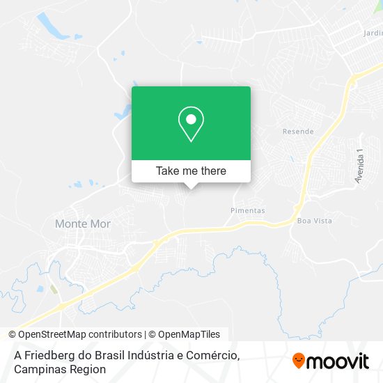 A Friedberg do Brasil Indústria e Comércio map