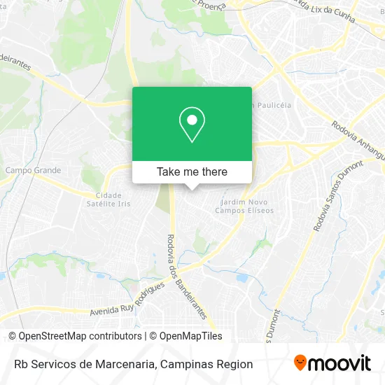 Rb Servicos de Marcenaria map