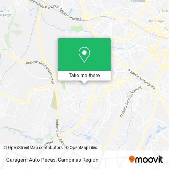 Garagem Auto Pecas map