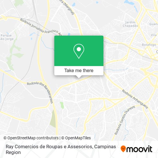 Mapa Ray Comercios de Roupas e Assesorios