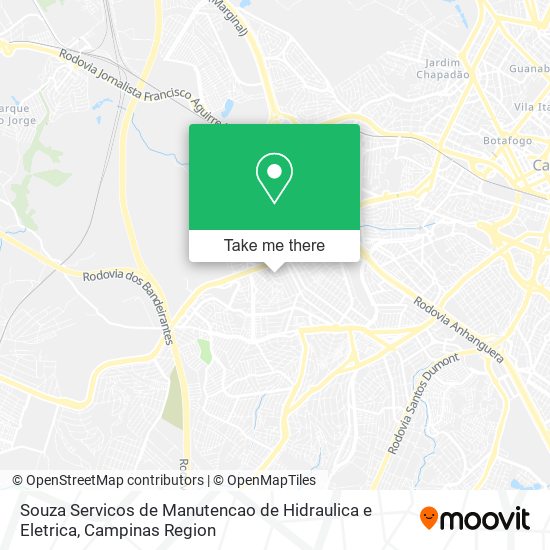 Mapa Souza Servicos de Manutencao de Hidraulica e Eletrica
