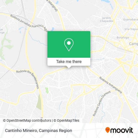 Cantinho Mineiro map