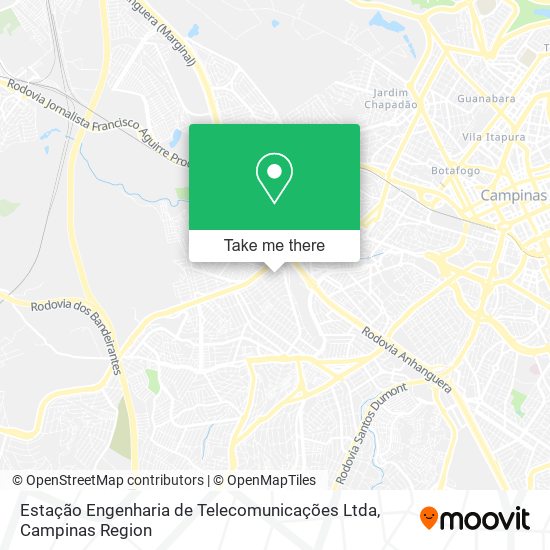 Mapa Estação Engenharia de Telecomunicações Ltda