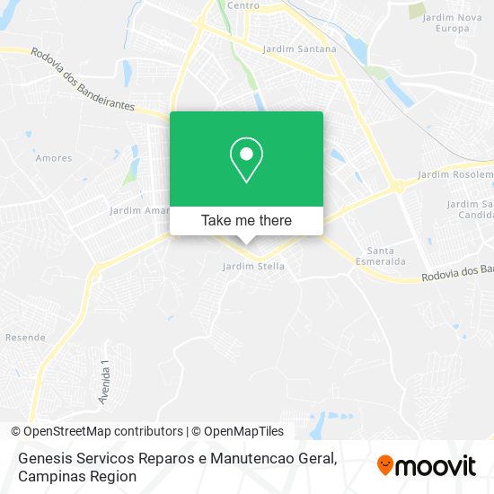 Mapa Genesis Servicos Reparos e Manutencao Geral