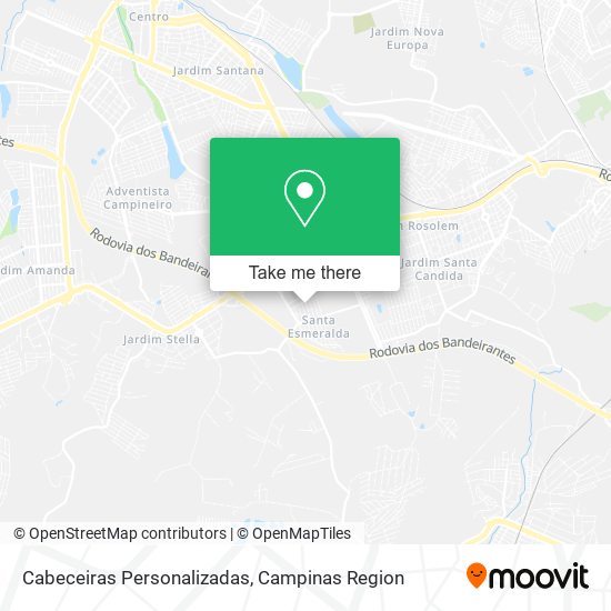 Cabeceiras Personalizadas map