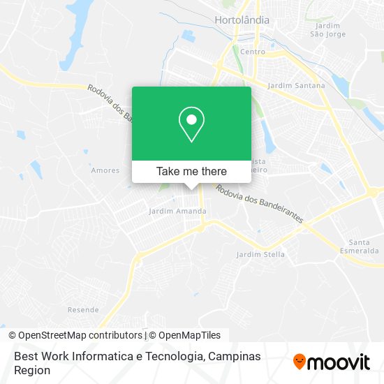 Mapa Best Work Informatica e Tecnologia