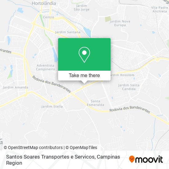 Santos Soares Transportes e Servicos map