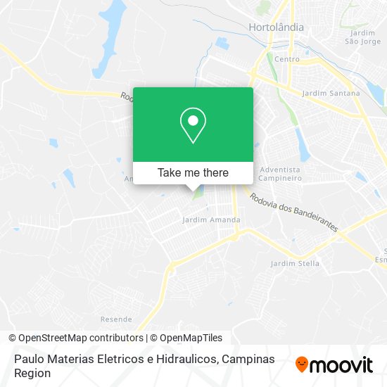 Paulo Materias Eletricos e Hidraulicos map