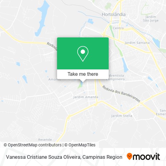 Vanessa Cristiane Souza Oliveira map