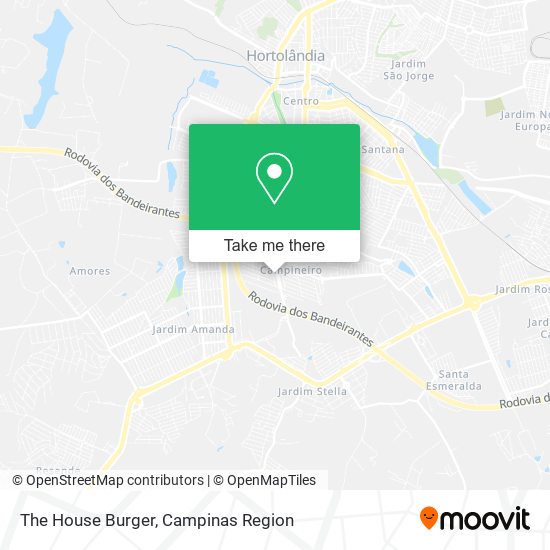 The House Burger map