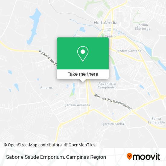 Sabor e Saude Emporium map