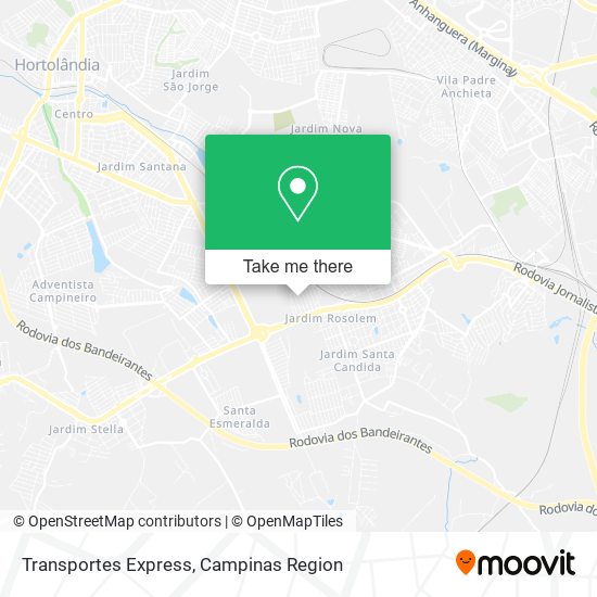 Mapa Transportes Express