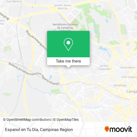 Espanol en Tu Dia map