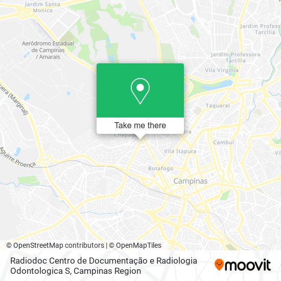 Radiodoc Centro de Documentação e Radiologia Odontologica S map